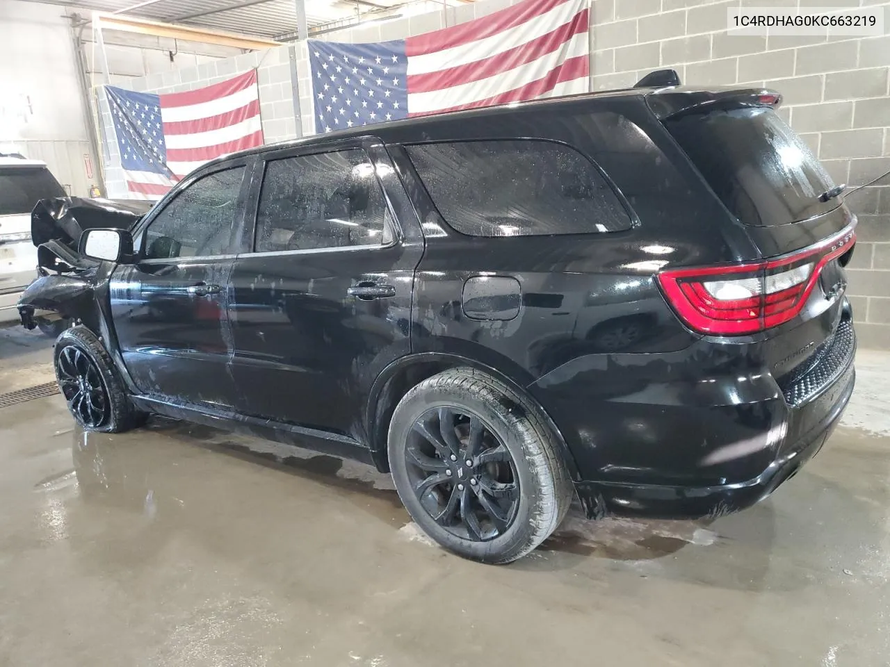 2019 Dodge Durango Sxt VIN: 1C4RDHAG0KC663219 Lot: 70703184