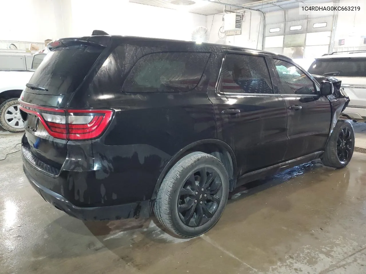 2019 Dodge Durango Sxt VIN: 1C4RDHAG0KC663219 Lot: 70703184