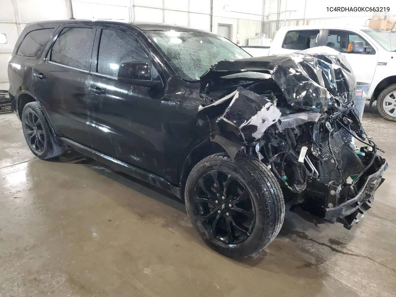 2019 Dodge Durango Sxt VIN: 1C4RDHAG0KC663219 Lot: 70703184