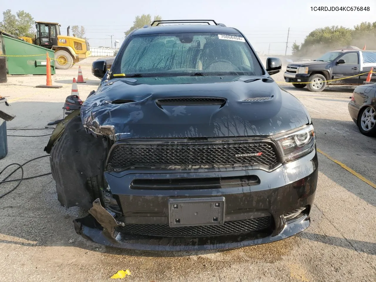 2019 Dodge Durango Gt VIN: 1C4RDJDG4KC676848 Lot: 70868404