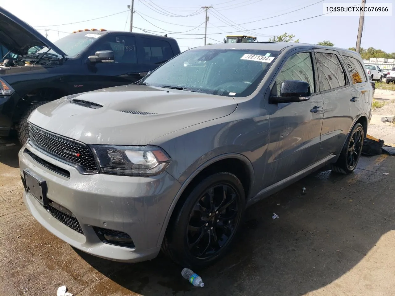 2019 Dodge Durango R/T VIN: 1C4SDJCTXKC676966 Lot: 70871304