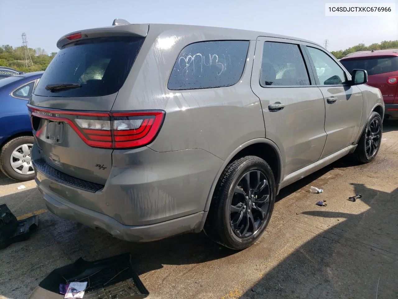 2019 Dodge Durango R/T VIN: 1C4SDJCTXKC676966 Lot: 70871304