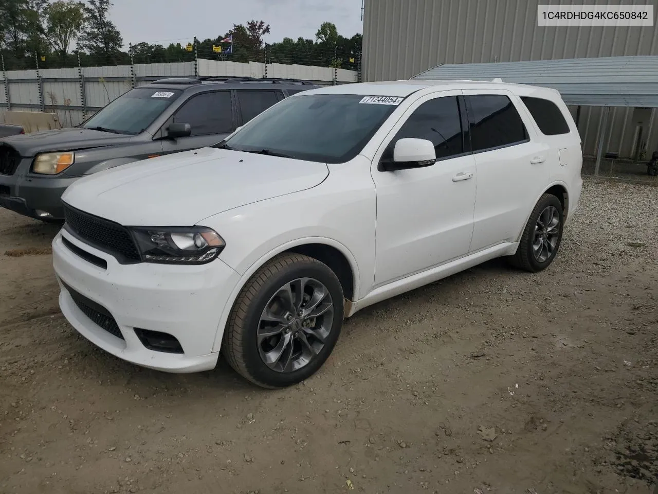 1C4RDHDG4KC650842 2019 Dodge Durango Gt