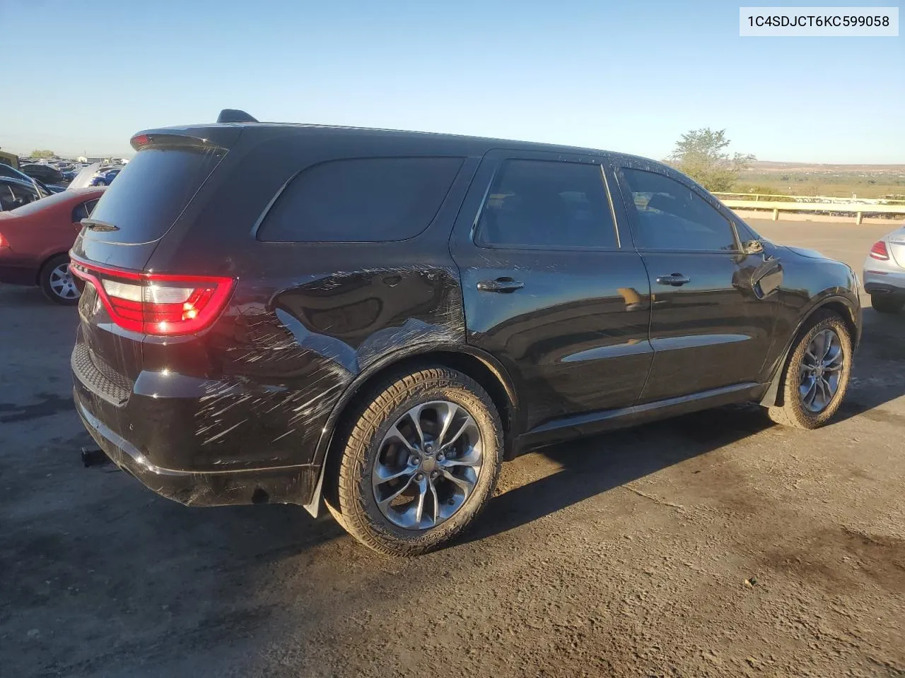 2019 Dodge Durango R/T VIN: 1C4SDJCT6KC599058 Lot: 71781044