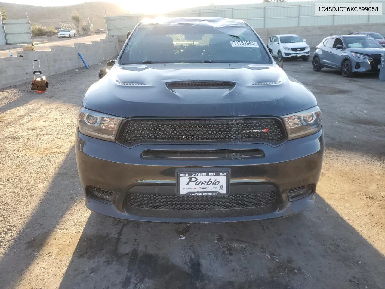 2019 Dodge Durango R/T VIN: 1C4SDJCT6KC599058 Lot: 71781044