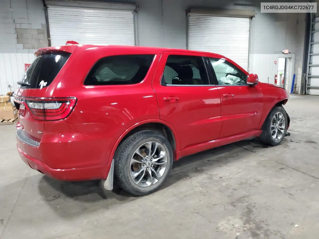 2019 Dodge Durango Gt VIN: 1C4RDJDG4KC722677 Lot: 71885514