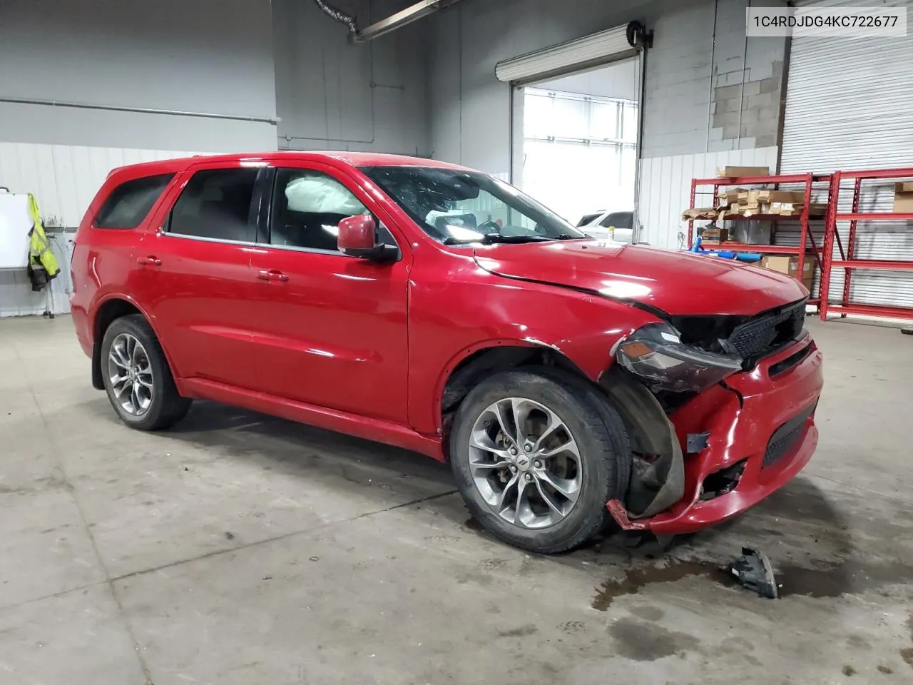 2019 Dodge Durango Gt VIN: 1C4RDJDG4KC722677 Lot: 71885514