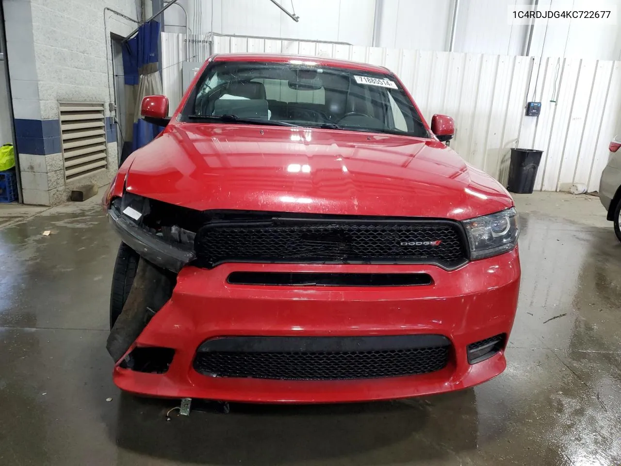 1C4RDJDG4KC722677 2019 Dodge Durango Gt