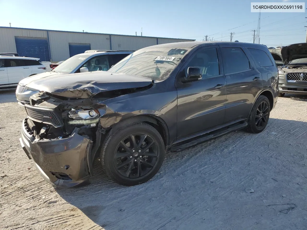 1C4RDHDGXKC691198 2019 Dodge Durango Gt