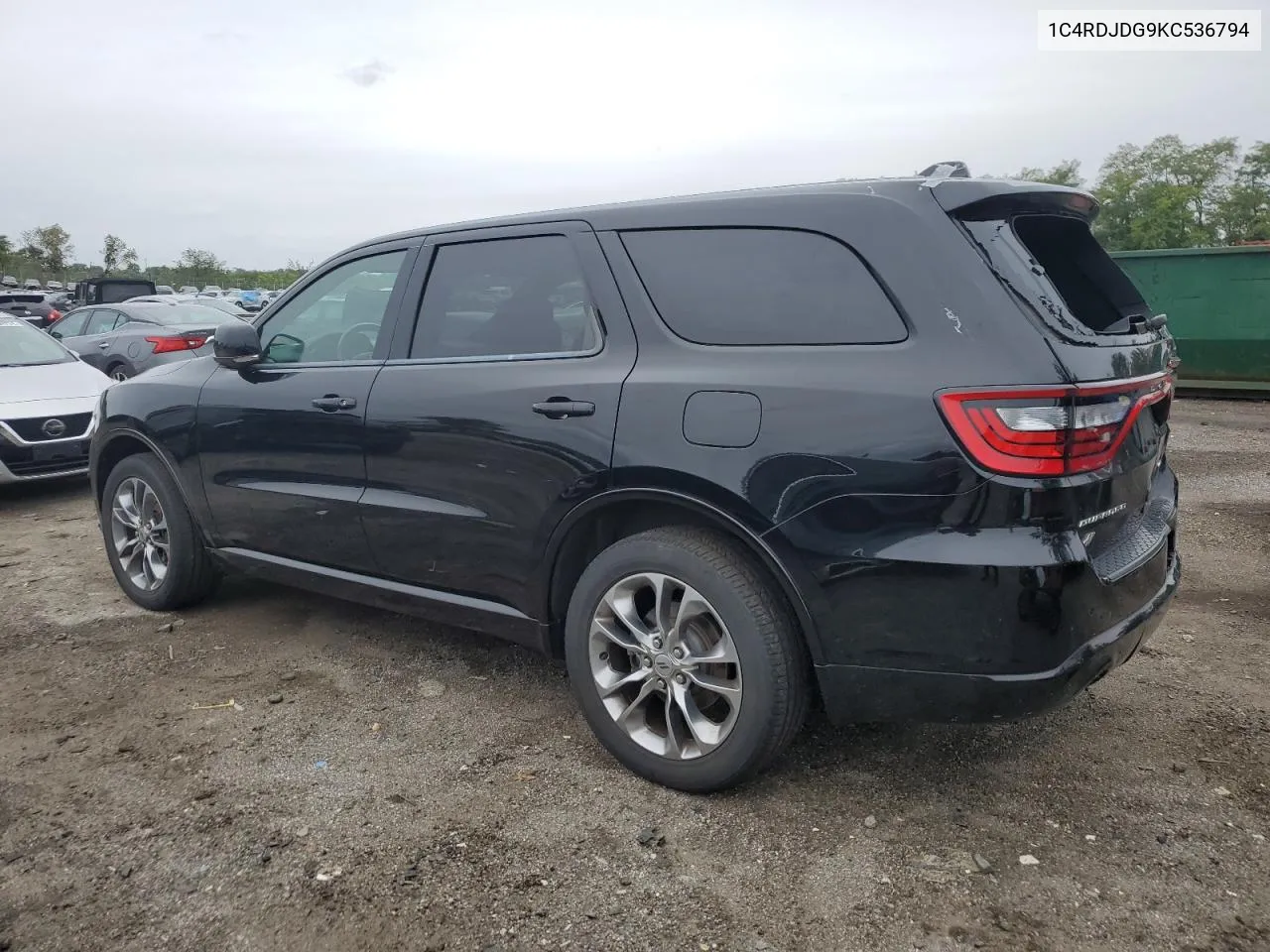 2019 Dodge Durango Gt VIN: 1C4RDJDG9KC536794 Lot: 72436704