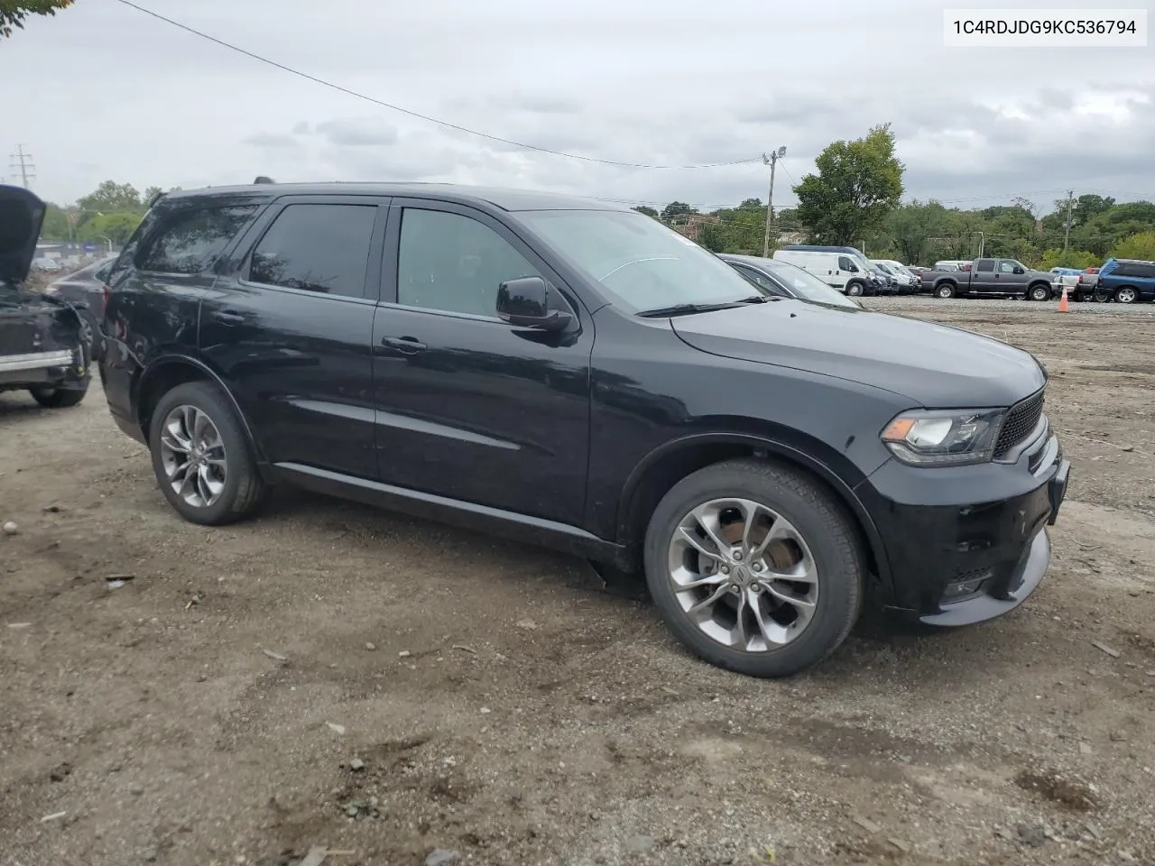 2019 Dodge Durango Gt VIN: 1C4RDJDG9KC536794 Lot: 72436704