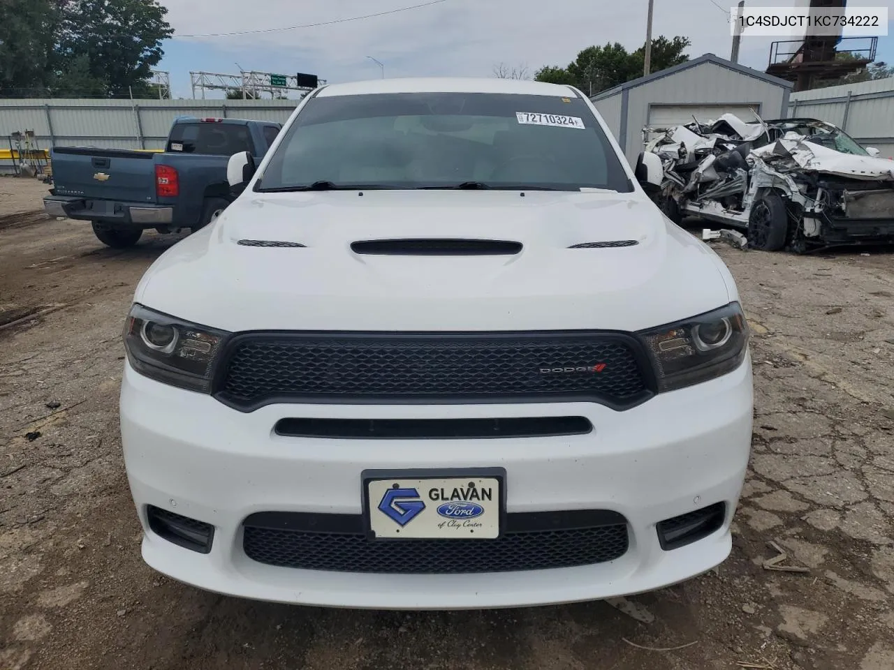 1C4SDJCT1KC734222 2019 Dodge Durango R/T