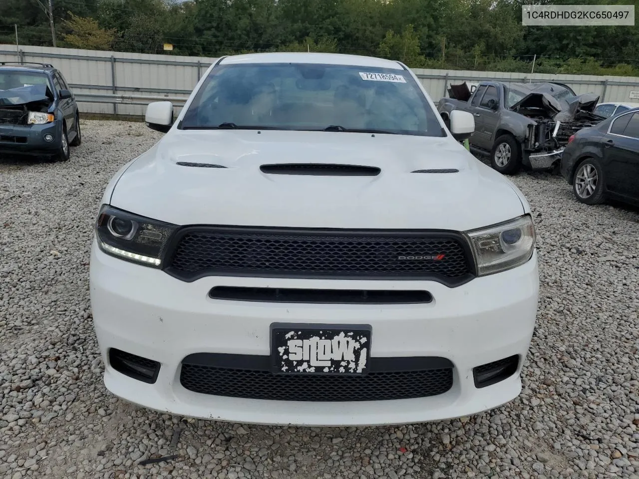 1C4RDHDG2KC650497 2019 Dodge Durango Gt