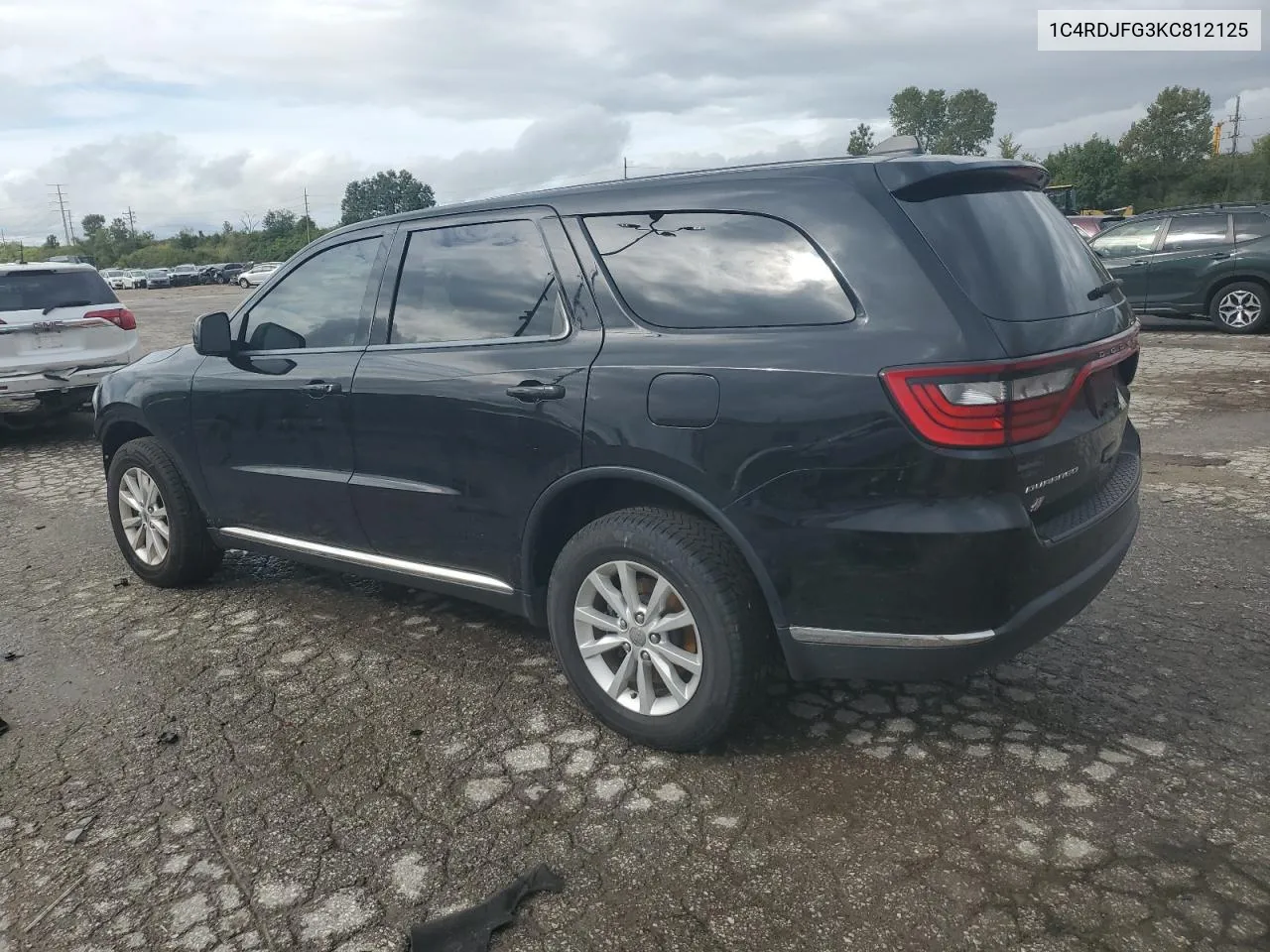 2019 Dodge Durango Ssv VIN: 1C4RDJFG3KC812125 Lot: 72963294