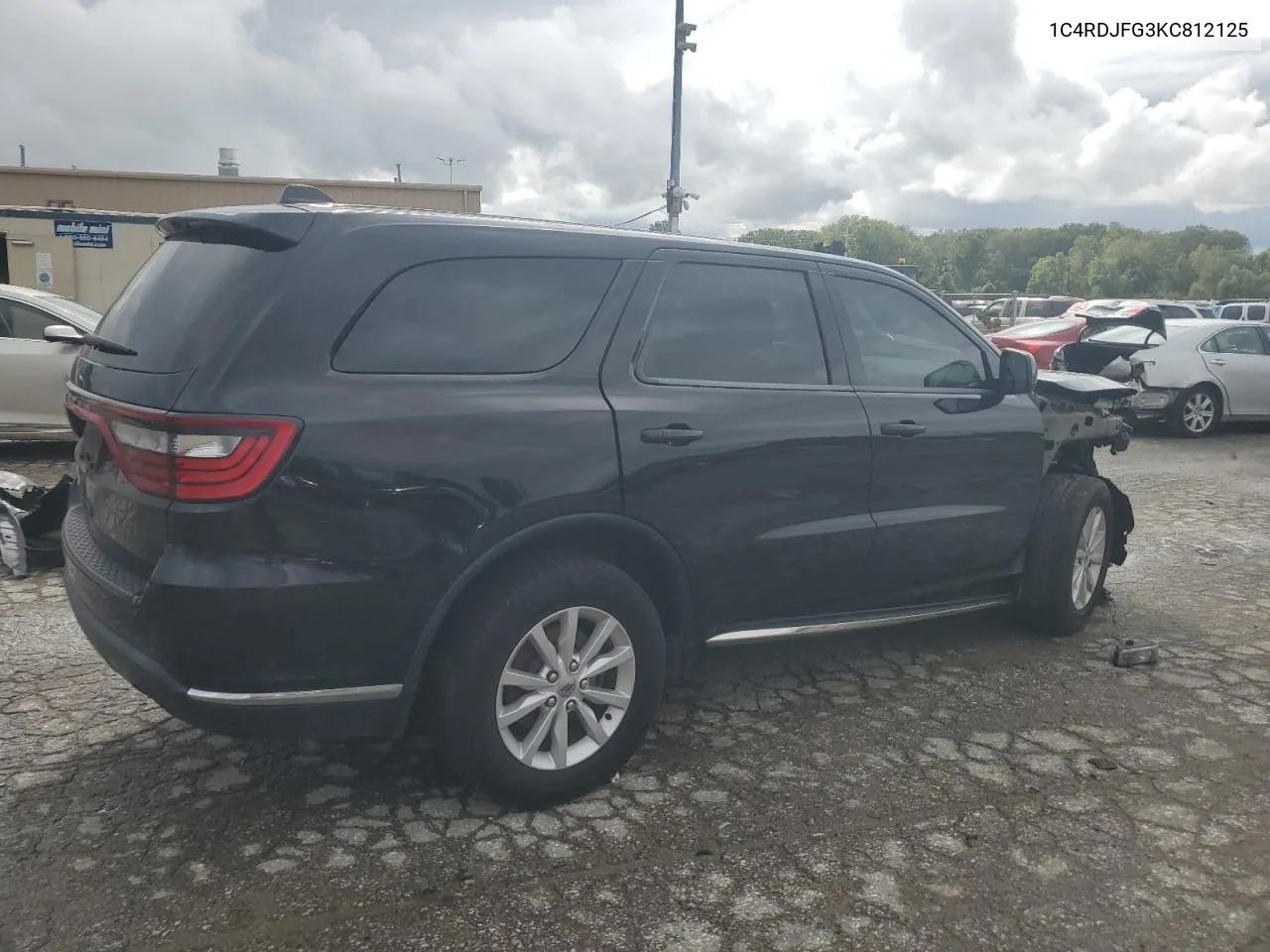 2019 Dodge Durango Ssv VIN: 1C4RDJFG3KC812125 Lot: 72963294