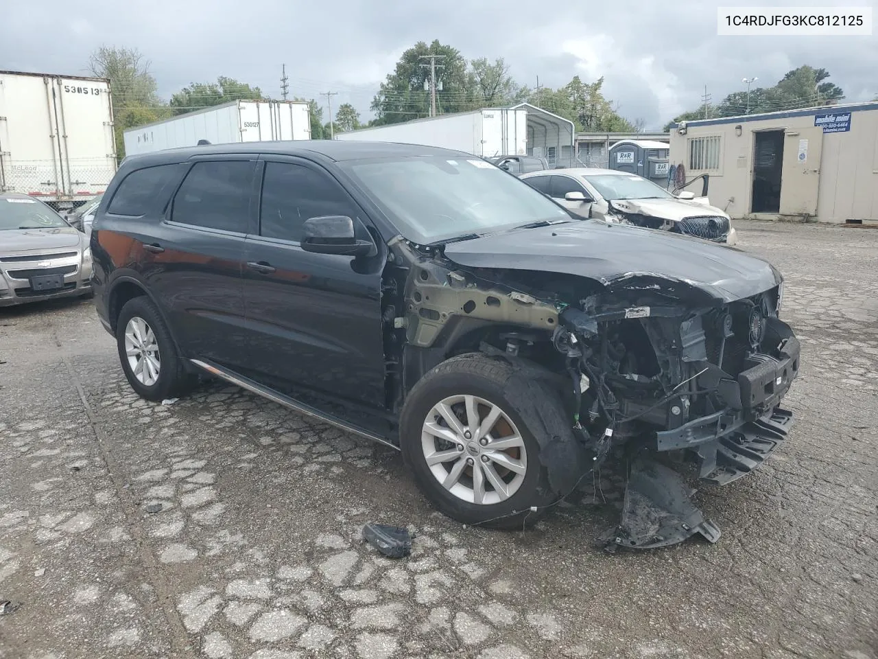 2019 Dodge Durango Ssv VIN: 1C4RDJFG3KC812125 Lot: 72963294