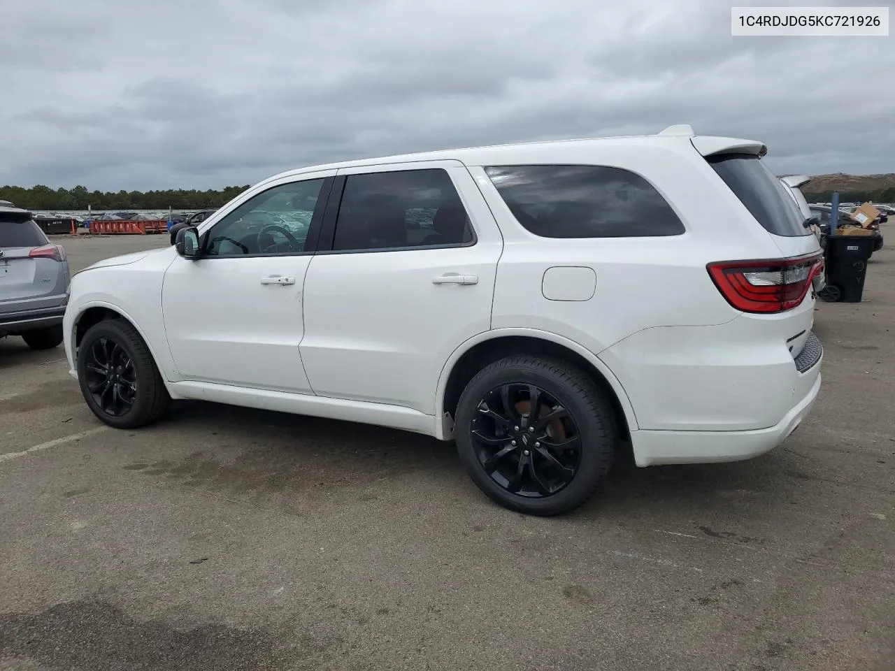 2019 Dodge Durango Gt VIN: 1C4RDJDG5KC721926 Lot: 73197344