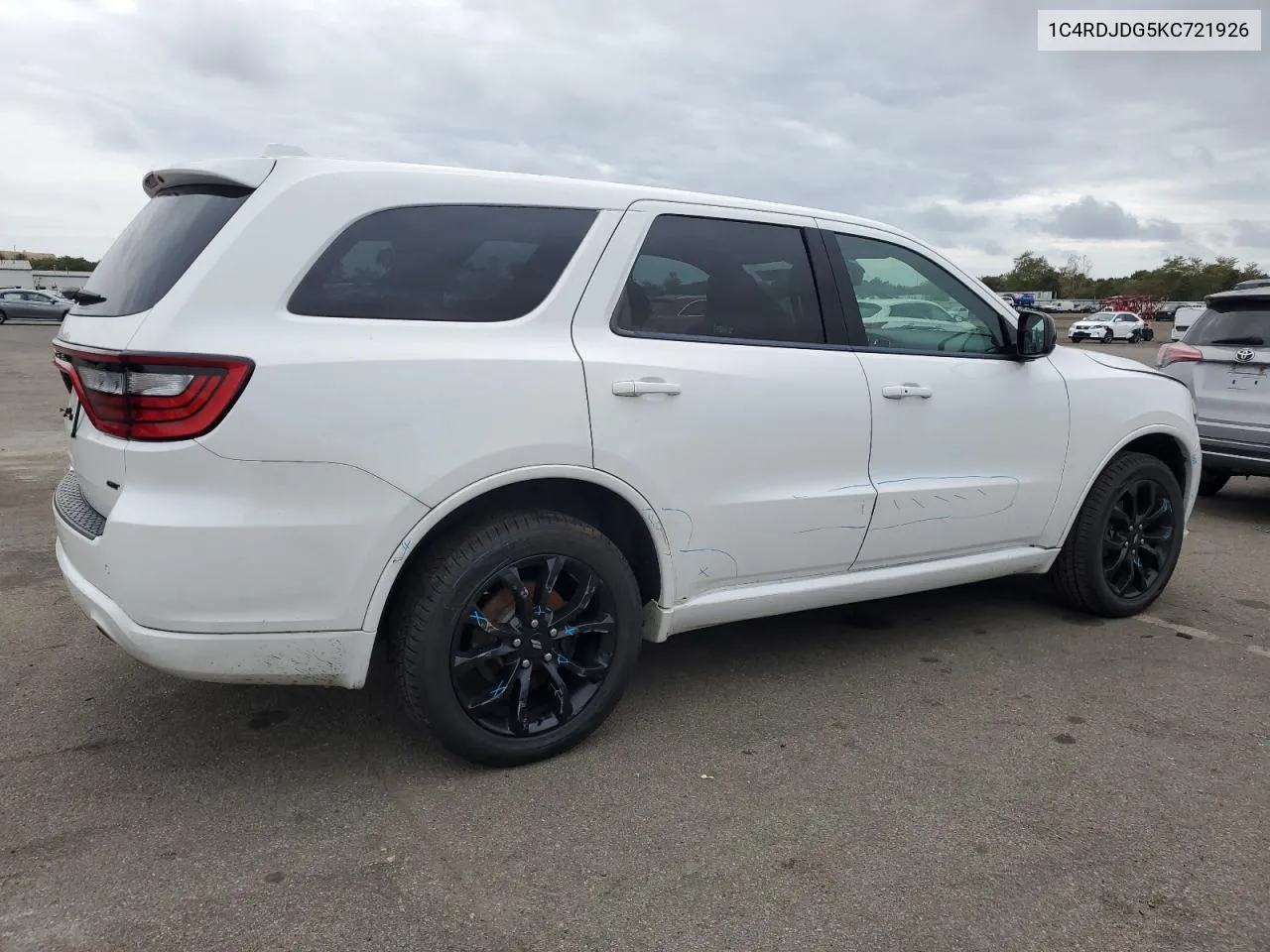 2019 Dodge Durango Gt VIN: 1C4RDJDG5KC721926 Lot: 73197344