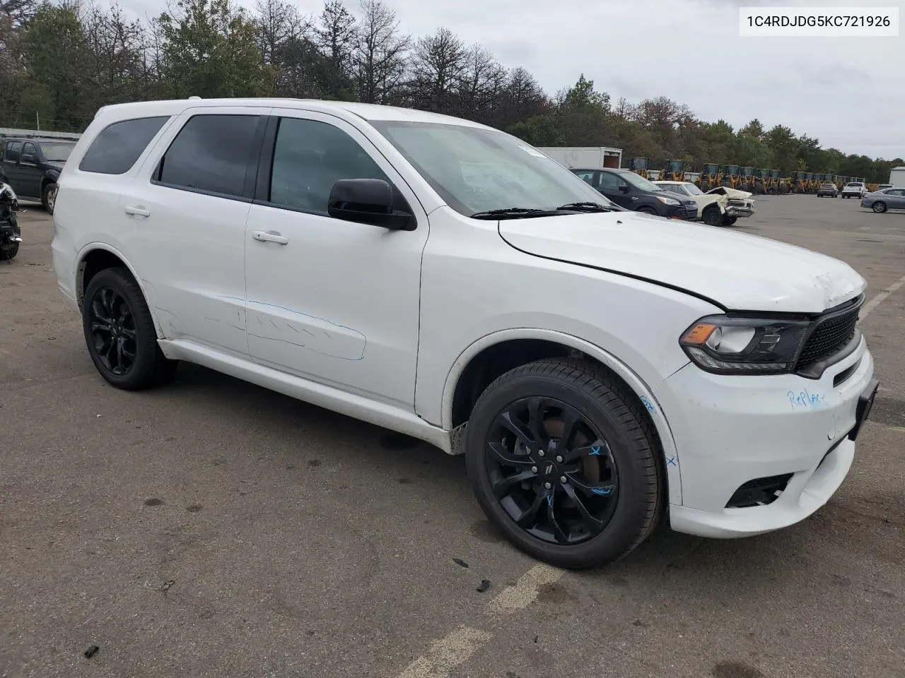 2019 Dodge Durango Gt VIN: 1C4RDJDG5KC721926 Lot: 73197344