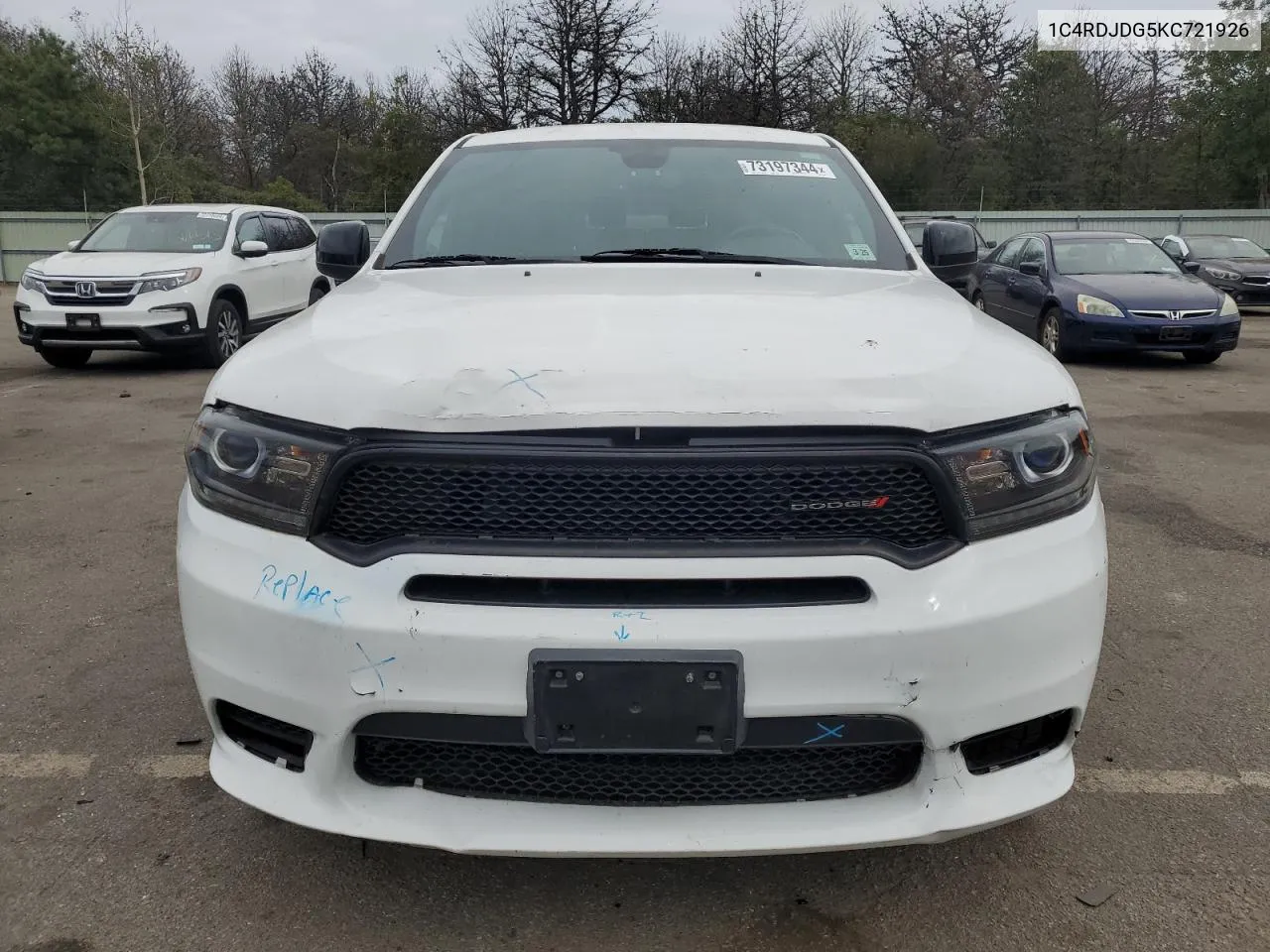 1C4RDJDG5KC721926 2019 Dodge Durango Gt