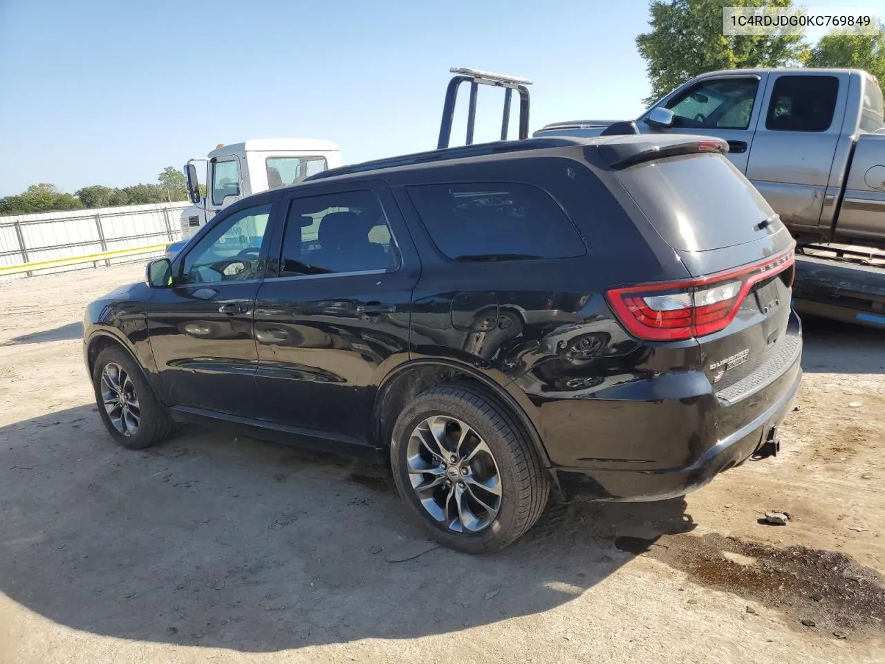 2019 Dodge Durango Gt VIN: 1C4RDJDG0KC769849 Lot: 73517604