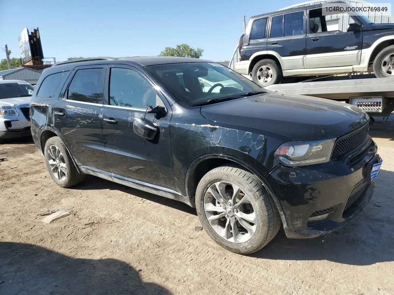 2019 Dodge Durango Gt VIN: 1C4RDJDG0KC769849 Lot: 73517604