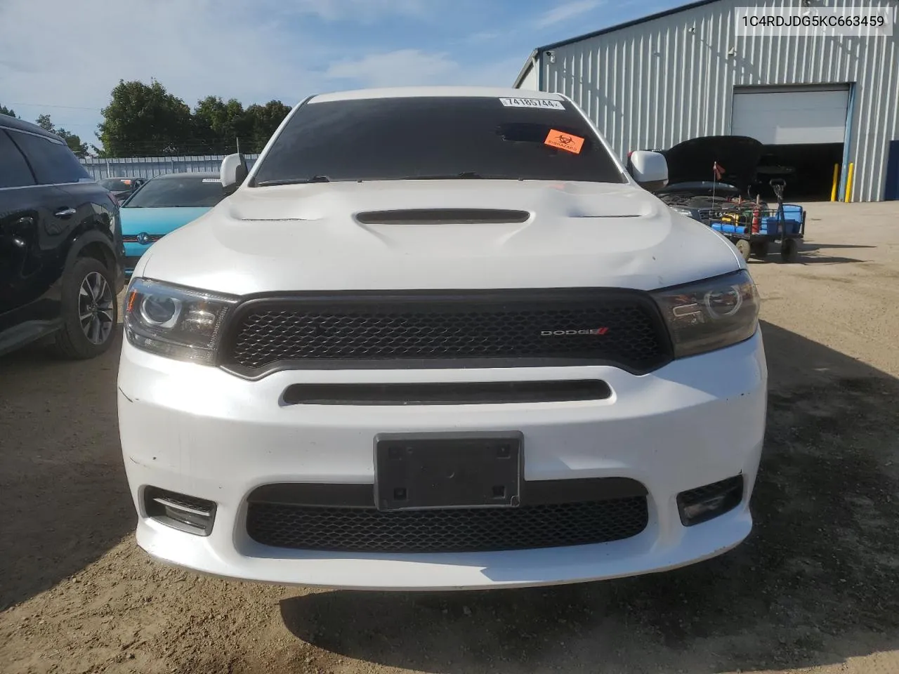 1C4RDJDG5KC663459 2019 Dodge Durango Gt