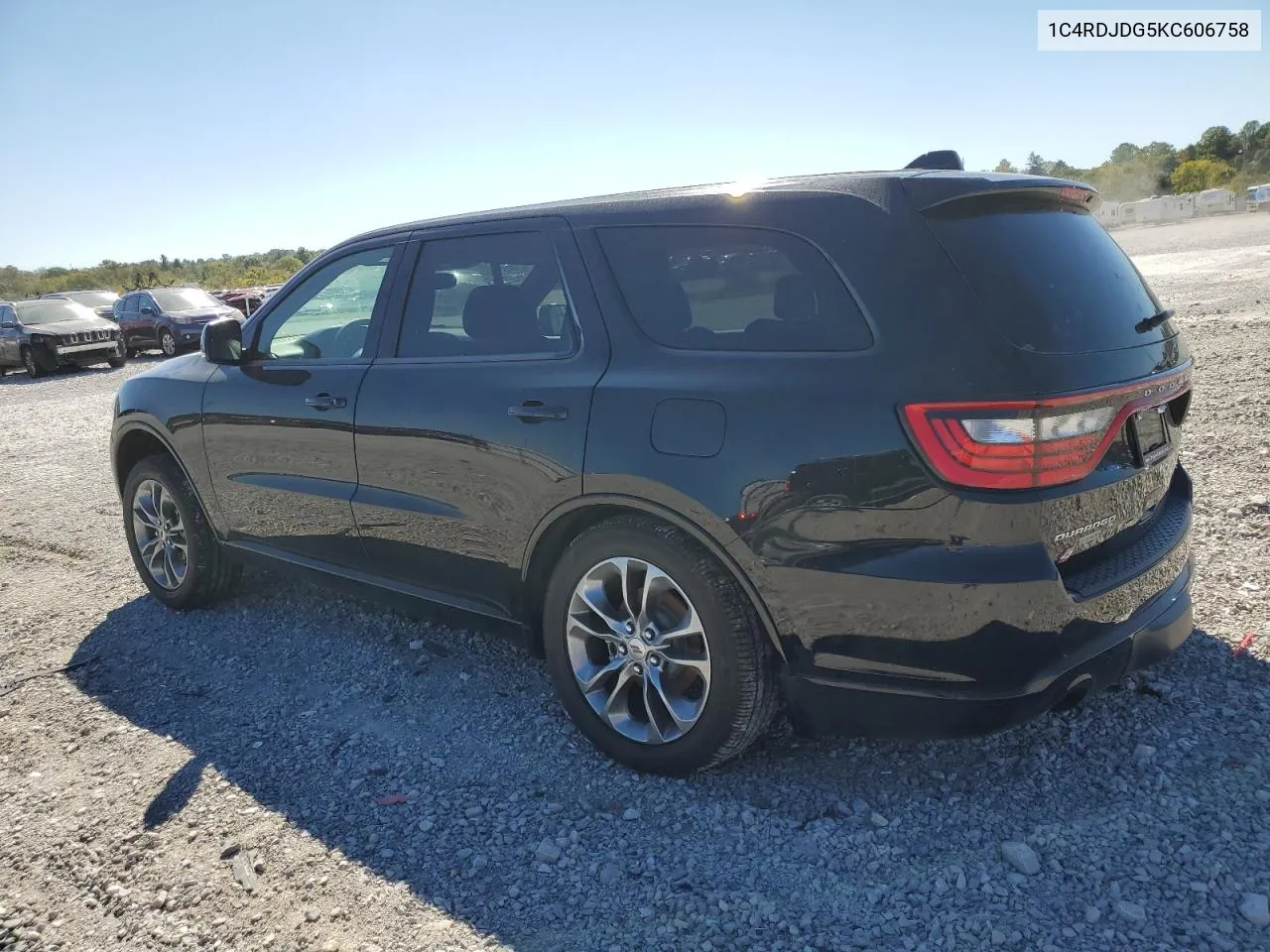 2019 Dodge Durango Gt VIN: 1C4RDJDG5KC606758 Lot: 74390564