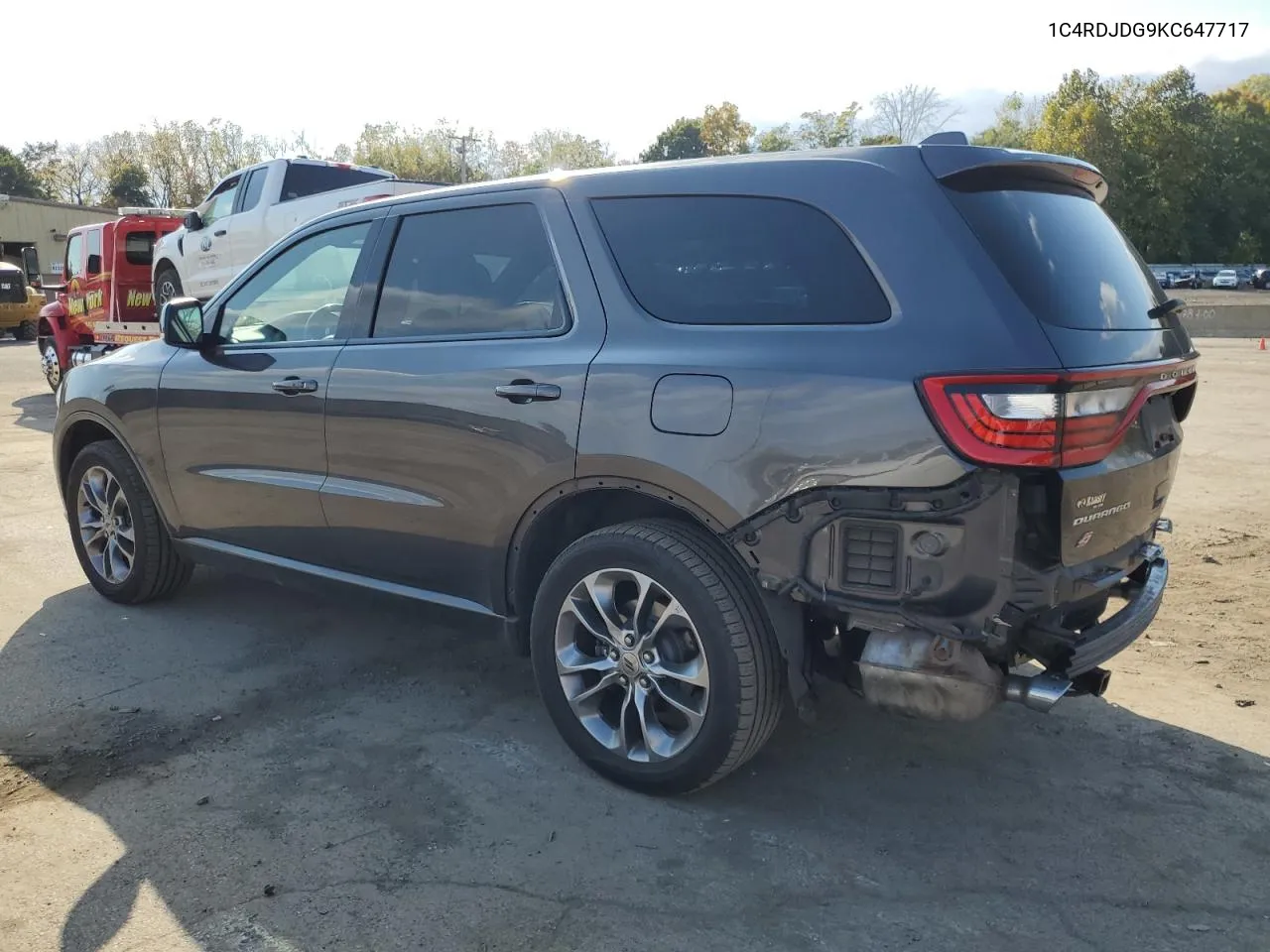 2019 Dodge Durango Gt VIN: 1C4RDJDG9KC647717 Lot: 74525264