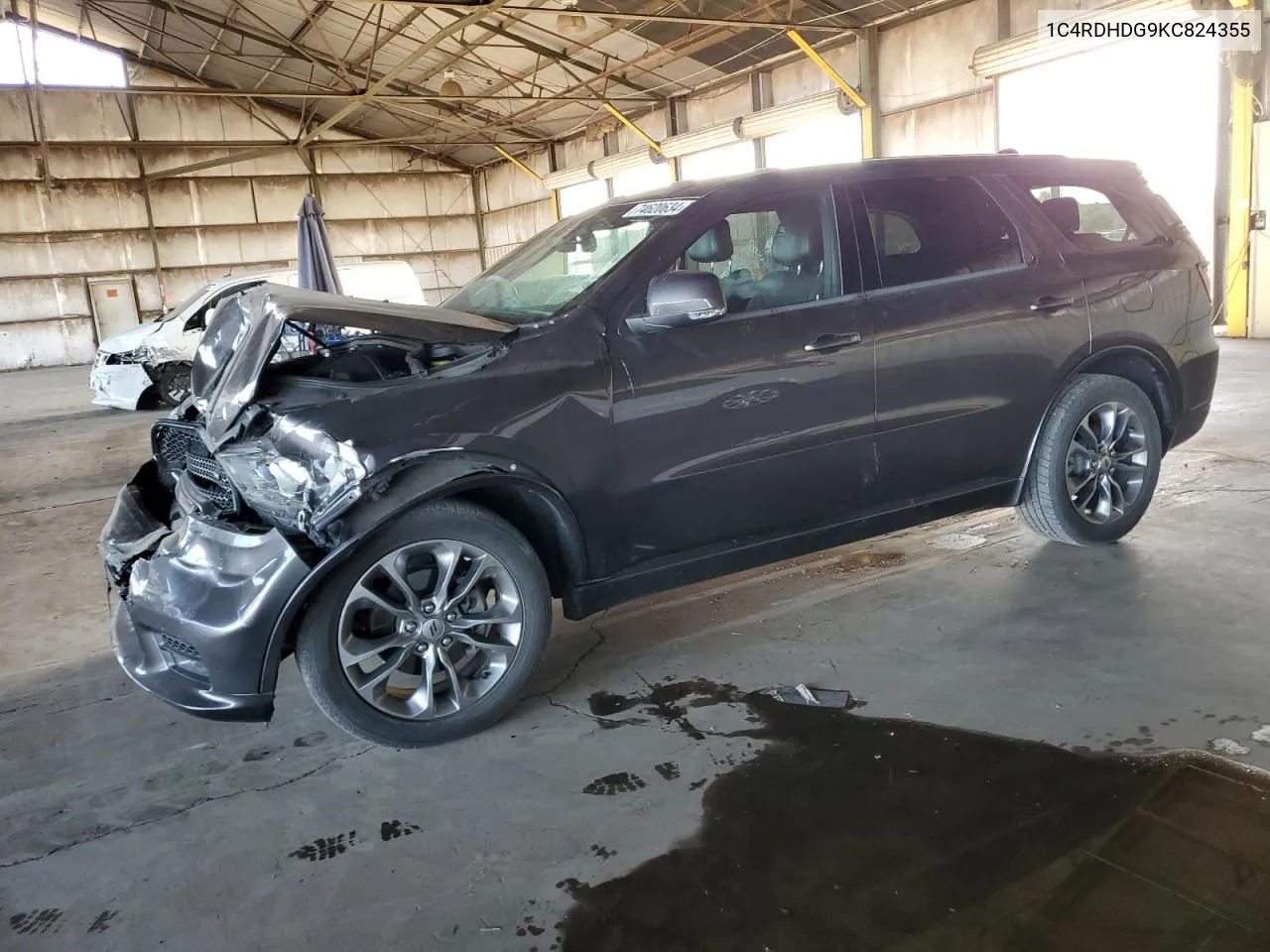 2019 Dodge Durango Gt VIN: 1C4RDHDG9KC824355 Lot: 74620634