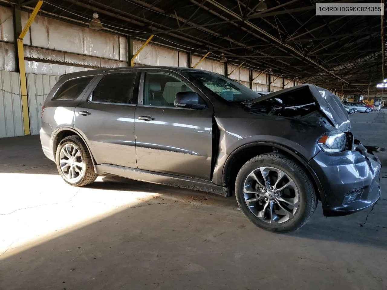 2019 Dodge Durango Gt VIN: 1C4RDHDG9KC824355 Lot: 74620634