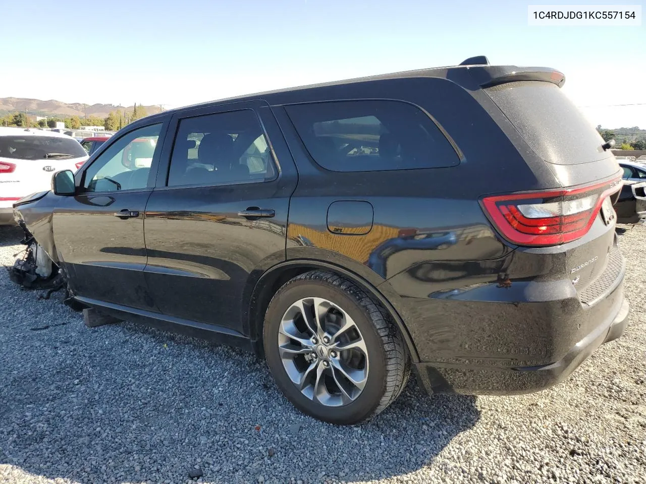 2019 Dodge Durango Gt VIN: 1C4RDJDG1KC557154 Lot: 74627234