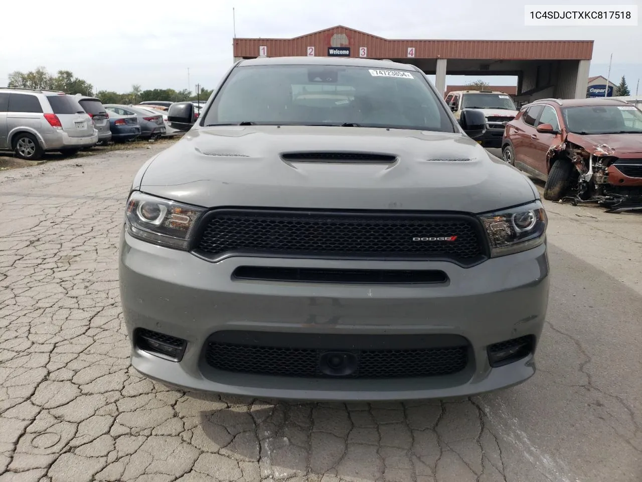 2019 Dodge Durango R/T VIN: 1C4SDJCTXKC817518 Lot: 74723854