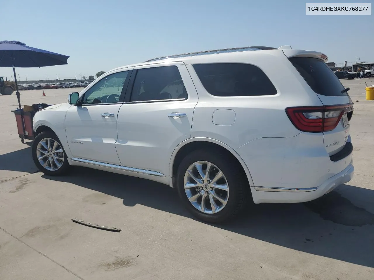 2019 Dodge Durango Citadel VIN: 1C4RDHEGXKC768277 Lot: 74788684