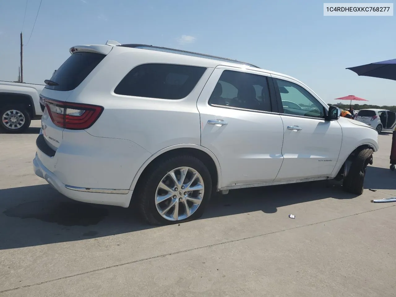 2019 Dodge Durango Citadel VIN: 1C4RDHEGXKC768277 Lot: 74788684