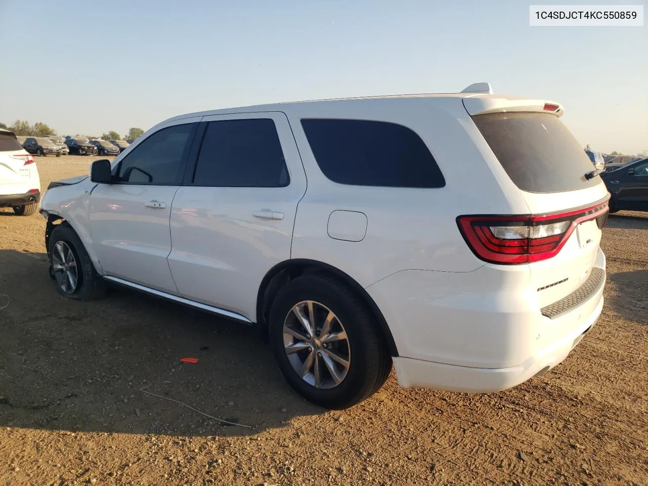 2019 Dodge Durango R/T VIN: 1C4SDJCT4KC550859 Lot: 74956524