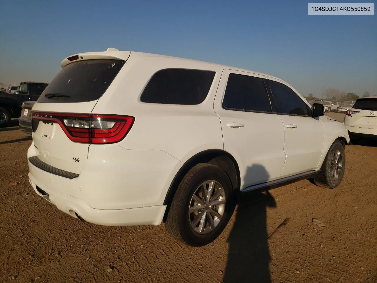 2019 Dodge Durango R/T VIN: 1C4SDJCT4KC550859 Lot: 74956524