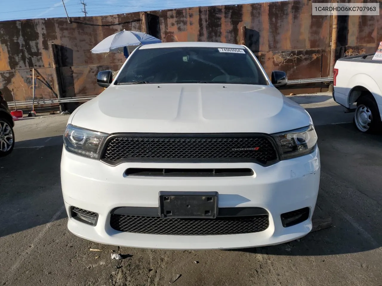 1C4RDHDG6KC707963 2019 Dodge Durango Gt