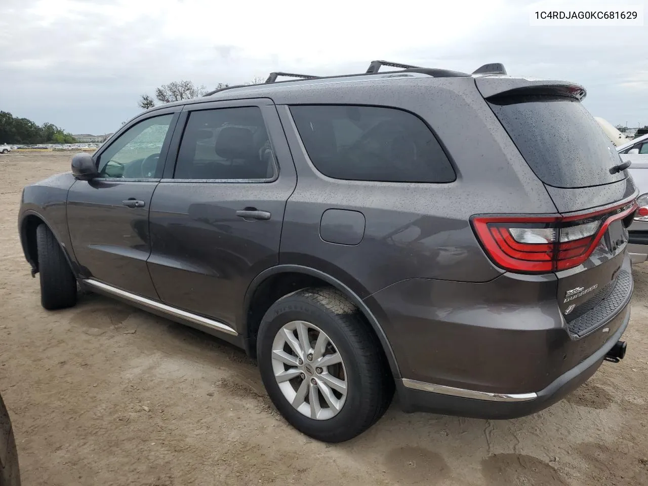 2019 Dodge Durango Sxt VIN: 1C4RDJAG0KC681629 Lot: 75062254