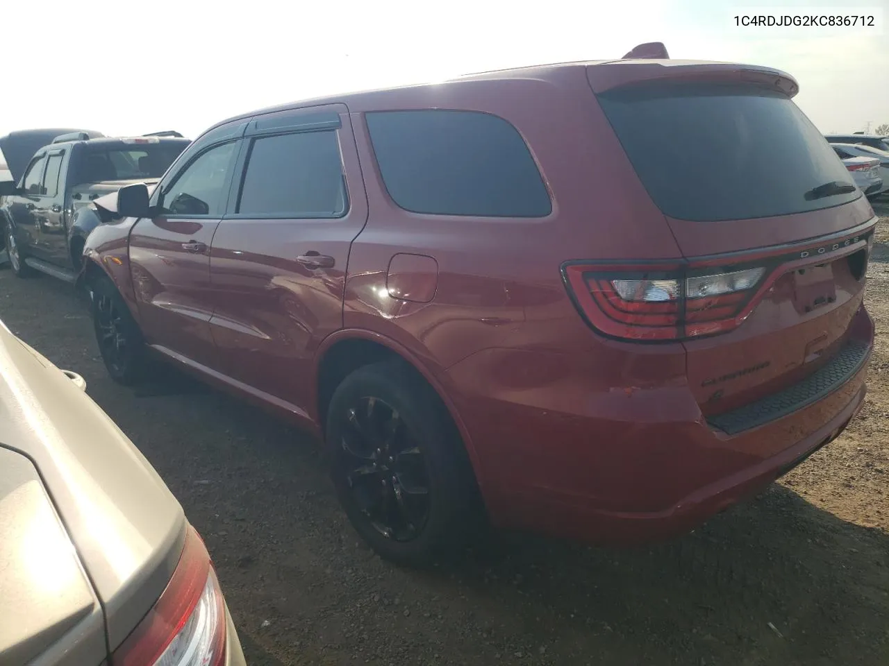 2019 Dodge Durango Gt VIN: 1C4RDJDG2KC836712 Lot: 75351304