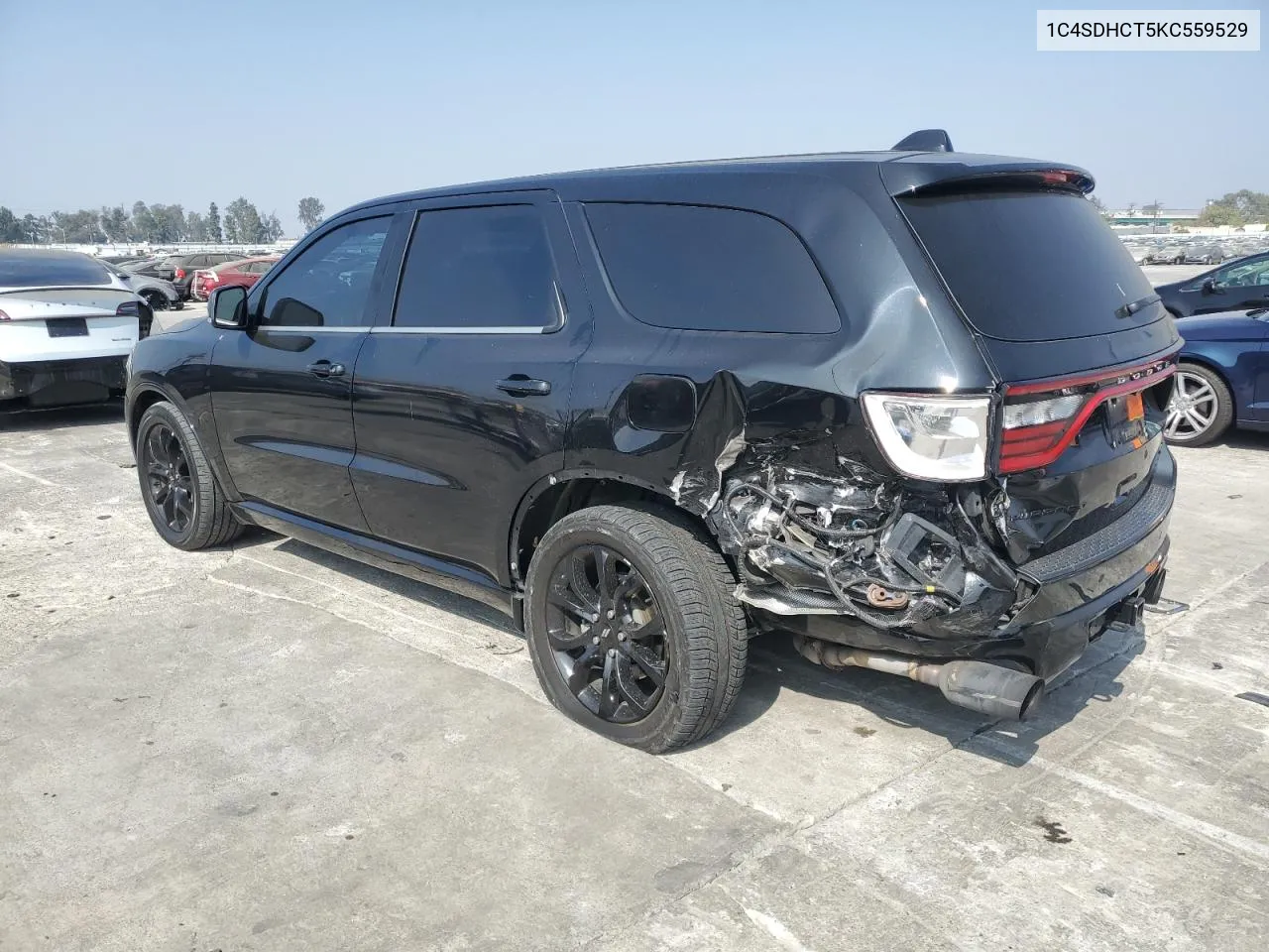 2019 Dodge Durango R/T VIN: 1C4SDHCT5KC559529 Lot: 76348994