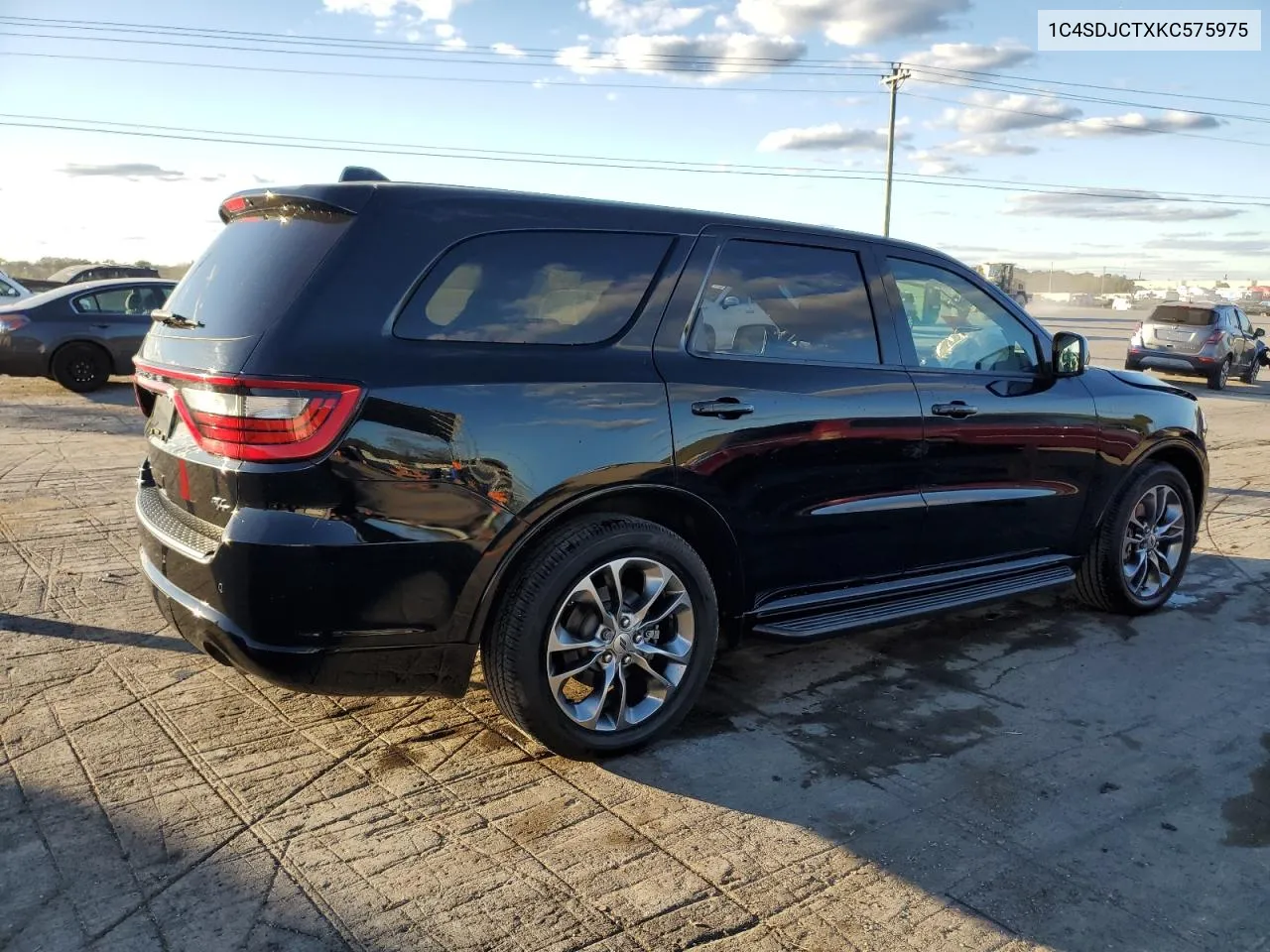 2019 Dodge Durango R/T VIN: 1C4SDJCTXKC575975 Lot: 76405114