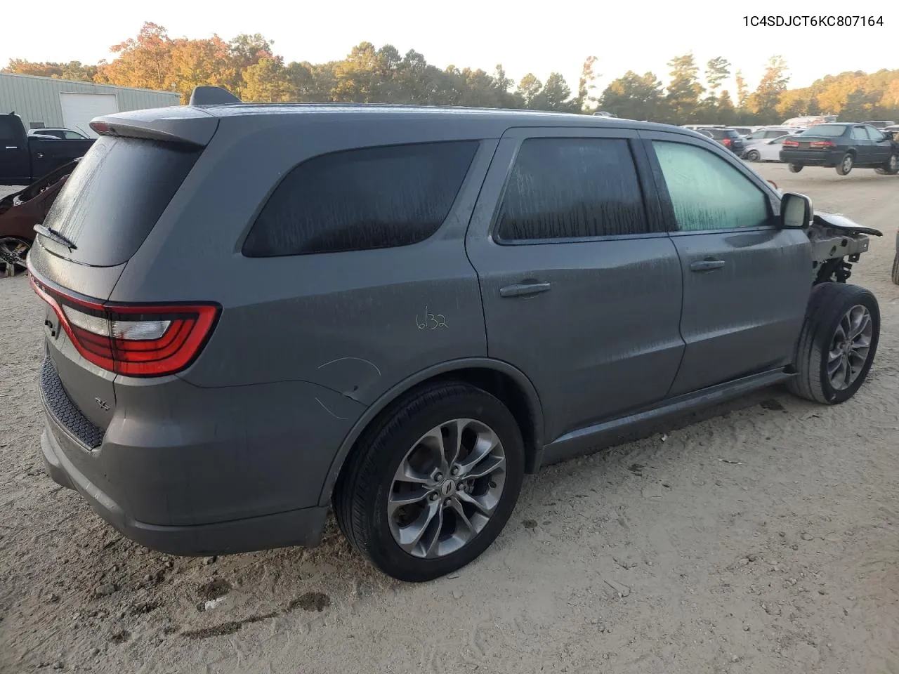 2019 Dodge Durango R/T VIN: 1C4SDJCT6KC807164 Lot: 77198374