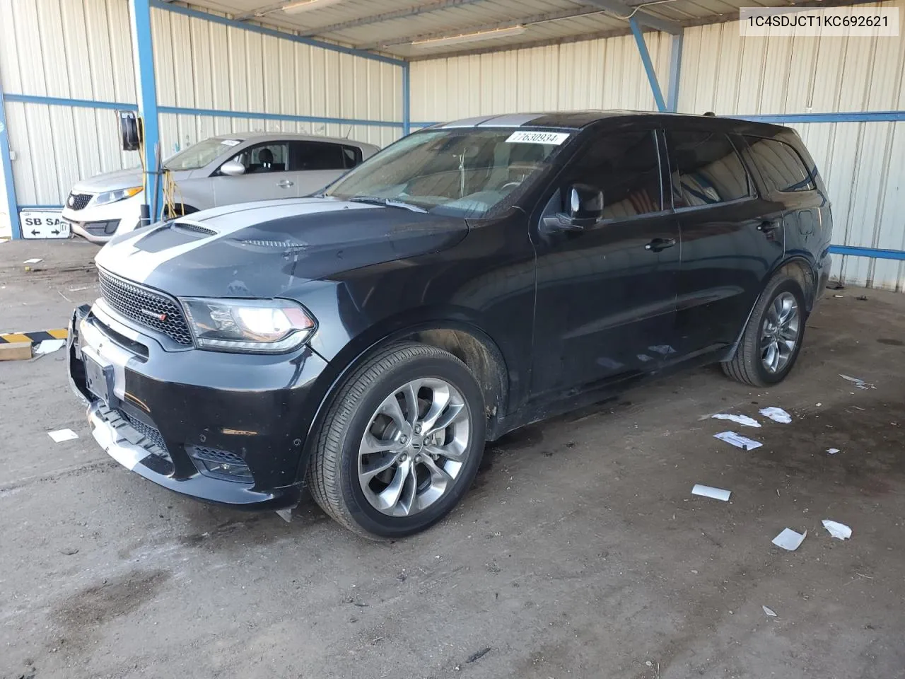 2019 Dodge Durango R/T VIN: 1C4SDJCT1KC692621 Lot: 77630934