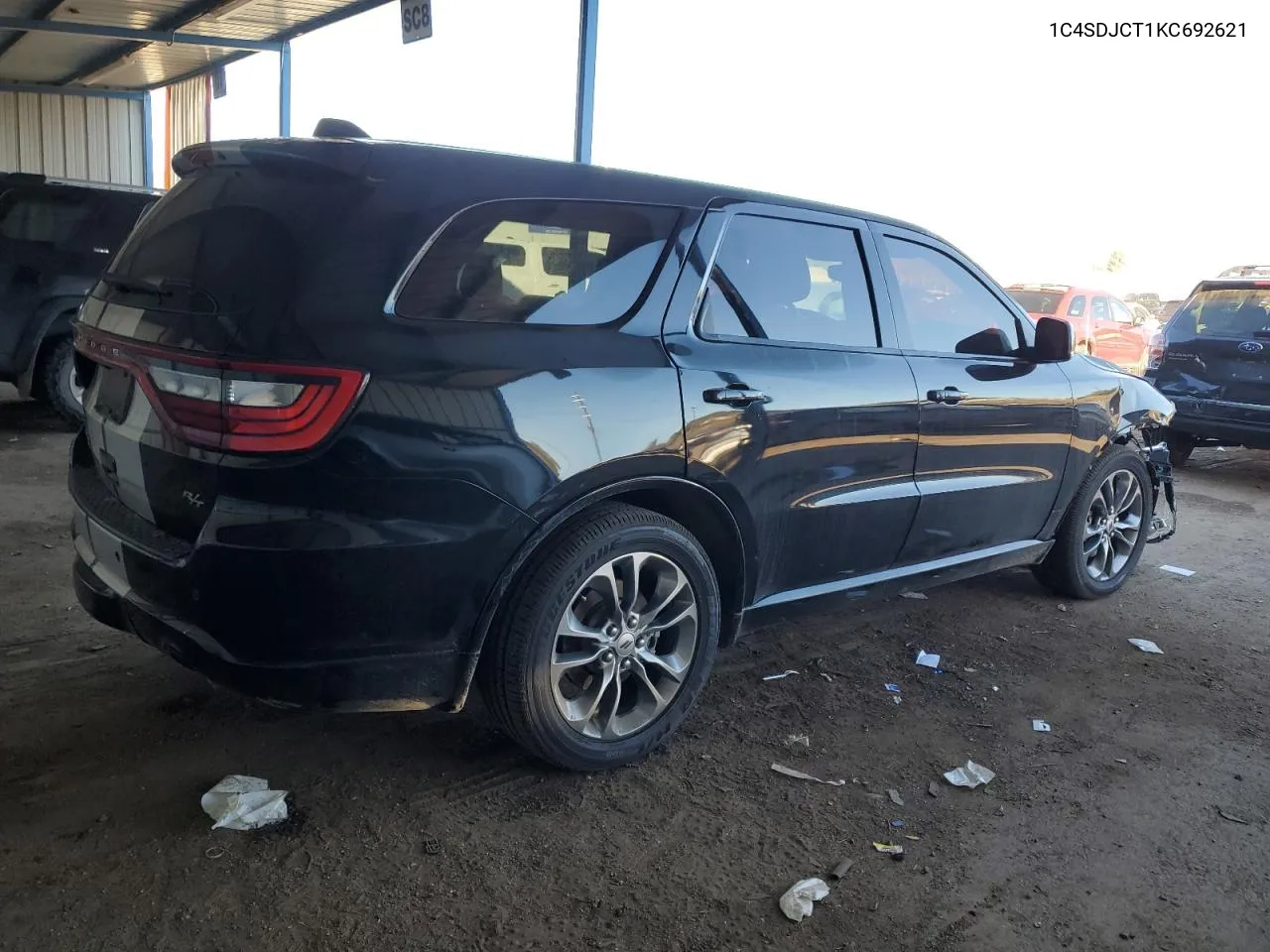 2019 Dodge Durango R/T VIN: 1C4SDJCT1KC692621 Lot: 77630934