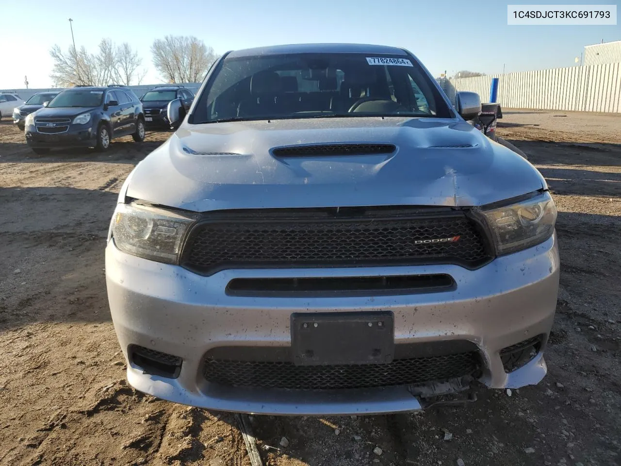 2019 Dodge Durango R/T VIN: 1C4SDJCT3KC691793 Lot: 77824864