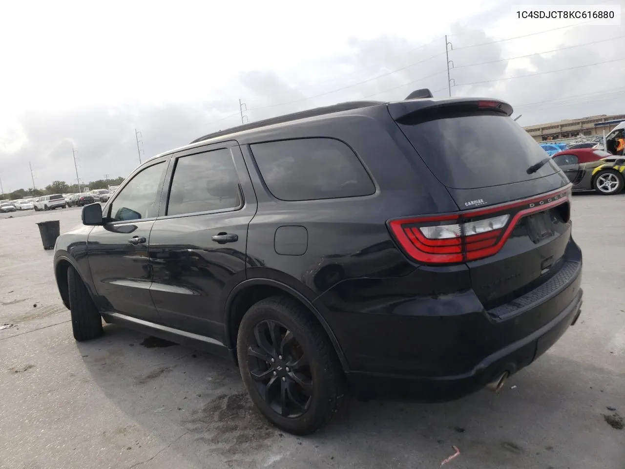 2019 Dodge Durango R/T VIN: 1C4SDJCT8KC616880 Lot: 78240784