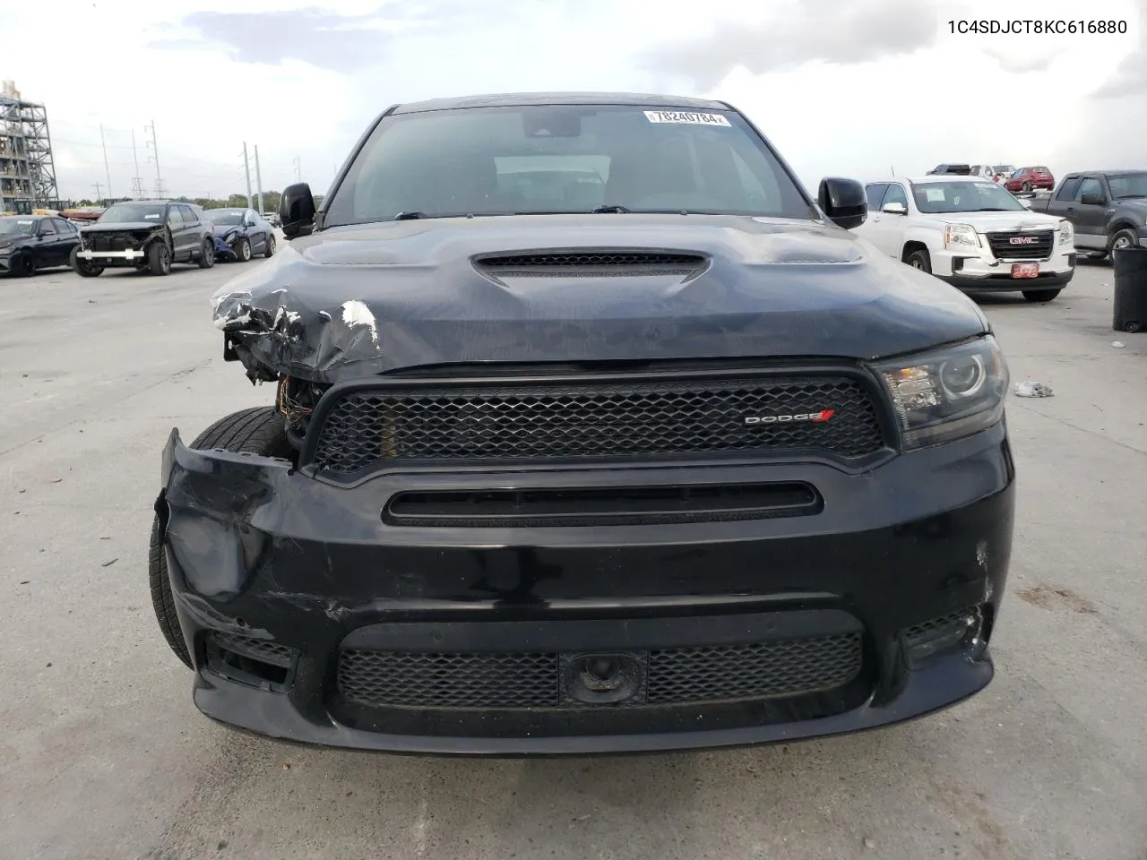 2019 Dodge Durango R/T VIN: 1C4SDJCT8KC616880 Lot: 78240784