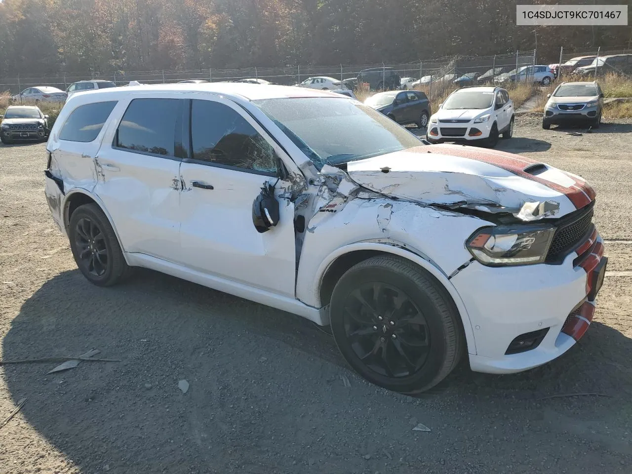 2019 Dodge Durango R/T VIN: 1C4SDJCT9KC701467 Lot: 78452474