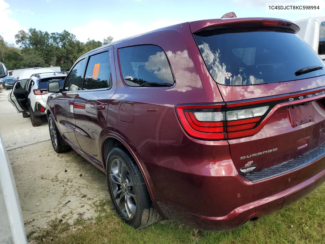 2019 Dodge Durango R/T VIN: 1C4SDJCT8KC598994 Lot: 78674124